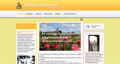 Desktop Screenshot of paroisse-st-laurent.ch